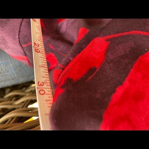 Vintage C.M.Shapes 3X leaves  Print Blouse Gorgeous 1980’s padded shoulders - Picture 9 of 12